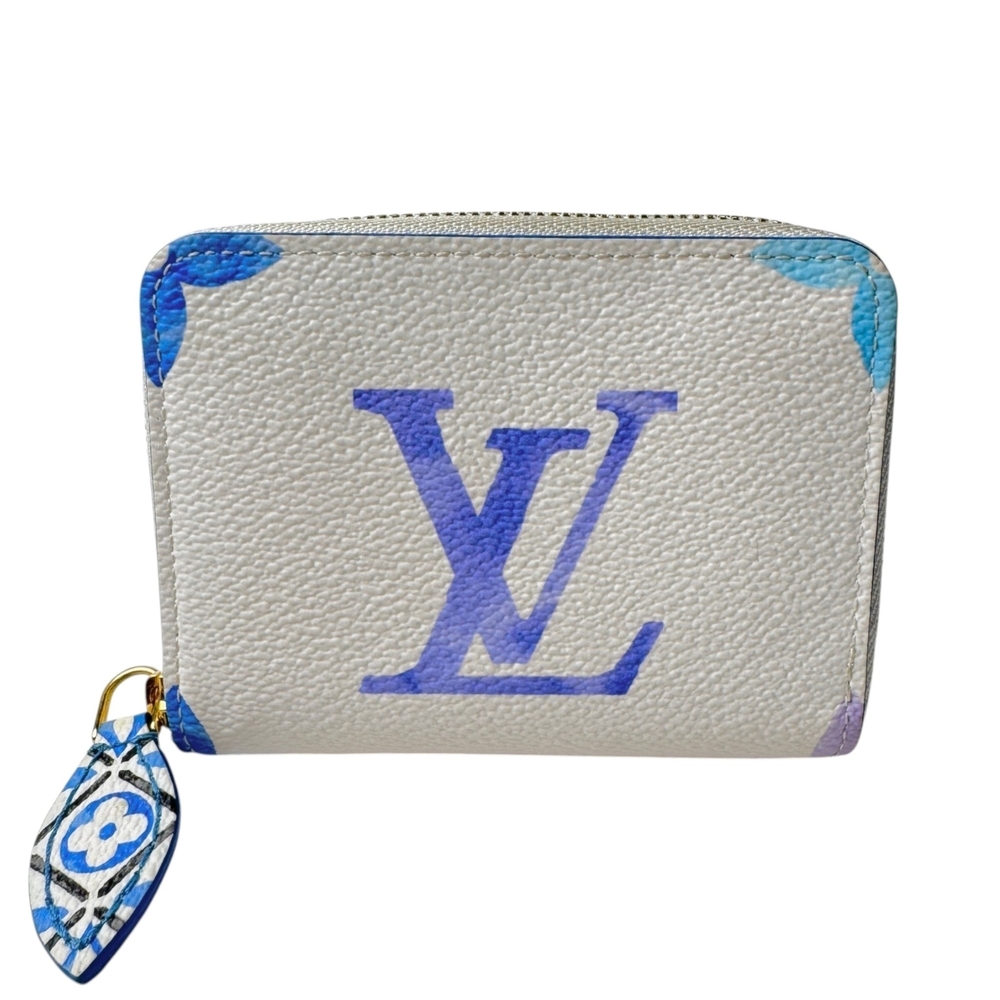 Louis Vuitton Zippy Coin Purse By the Pool M82417 IC Women's